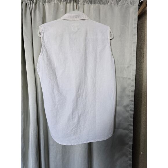 90's Vintage Button Up Vest Sz M Paisley Crochet Plaid Patchwork Boho Hippie - Picture 6 of 6